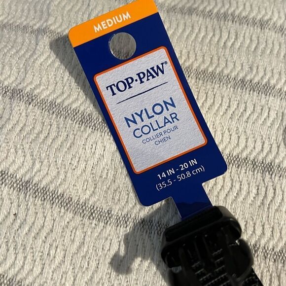 Nwt Top Paw Black Nylon Dollar Size Medium - Picture 5 of 5